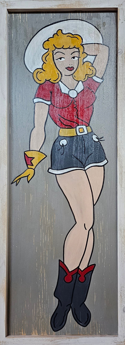 "Cowgirl Pin-up"