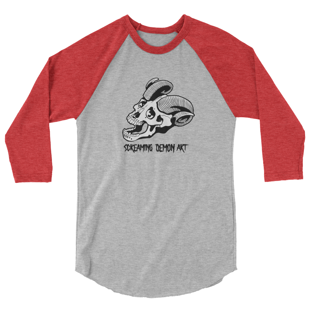 3/4 sleeve raglan shirt